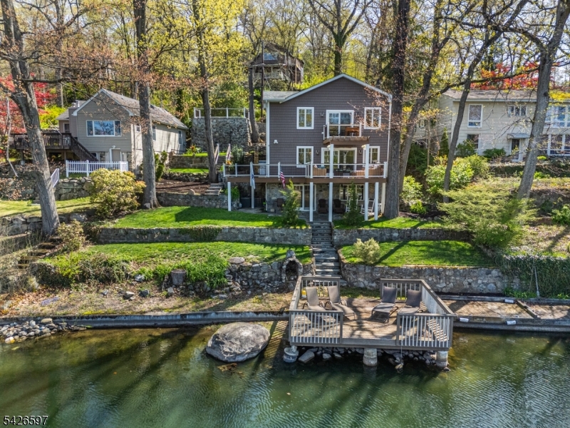 Back View of Home and Dock