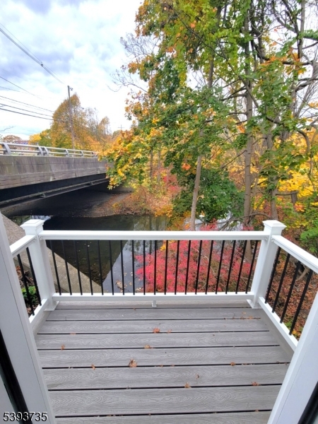 back deck overlooking brook