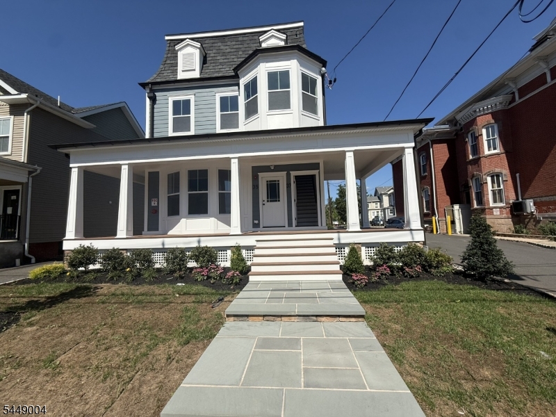 Front View Front elevation with shared porch