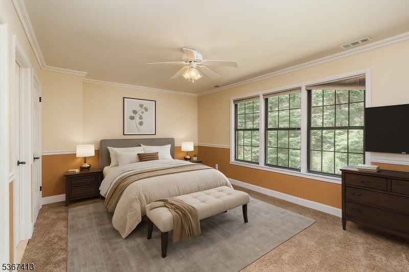 Virtually Staged Bedroom
