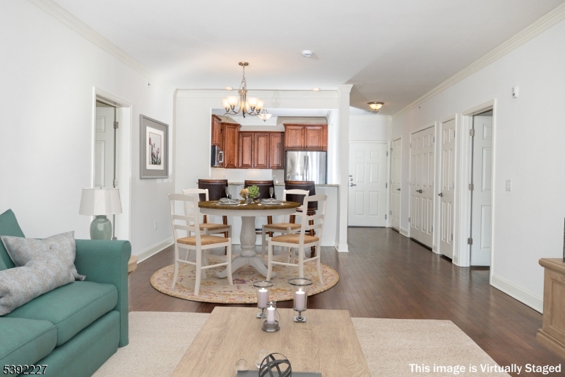 LIVING/DINING SPACE virtually staged