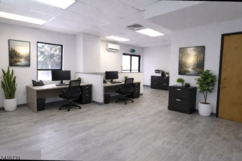 AI generated office set up