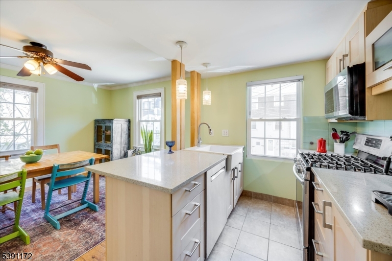 Open concept kitchen