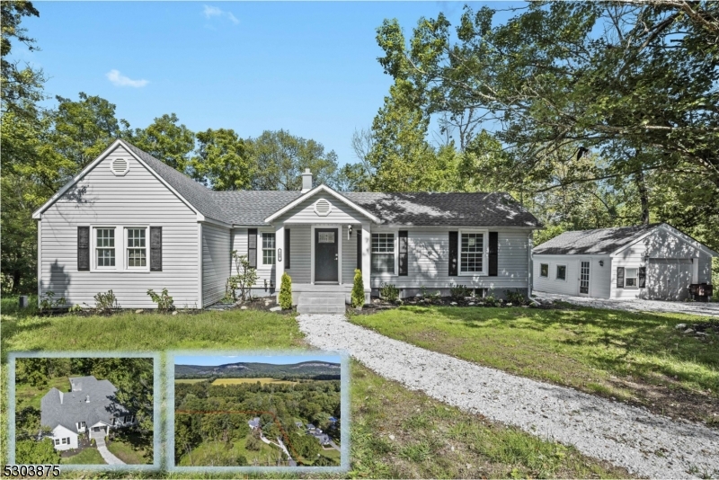 264' of road frontage making for a huge front and side yard.  Large ranch home set to the right rear corner of the property