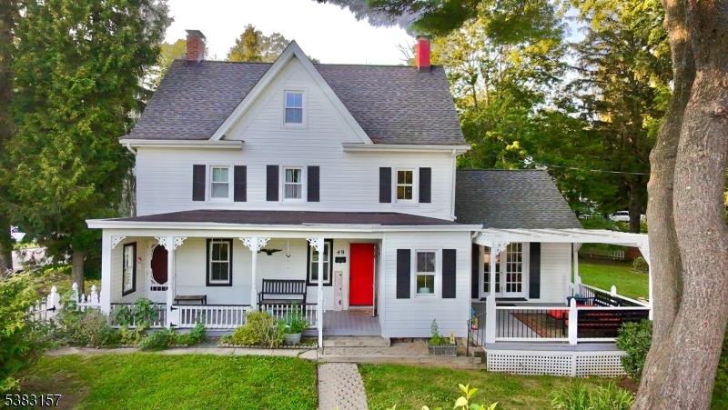 Front Elevation Beautiful Victorian Farmhouse on 0.6 acres of land