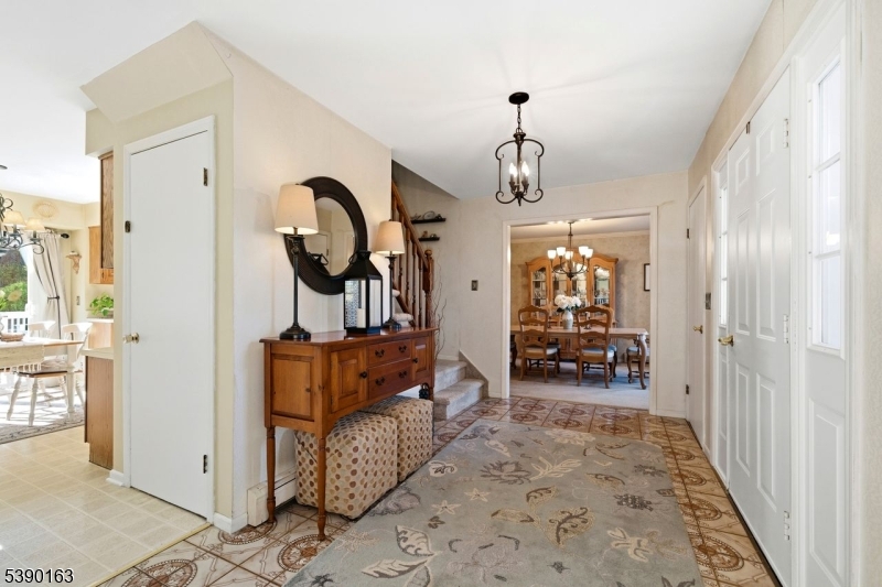 Custom tile foyer