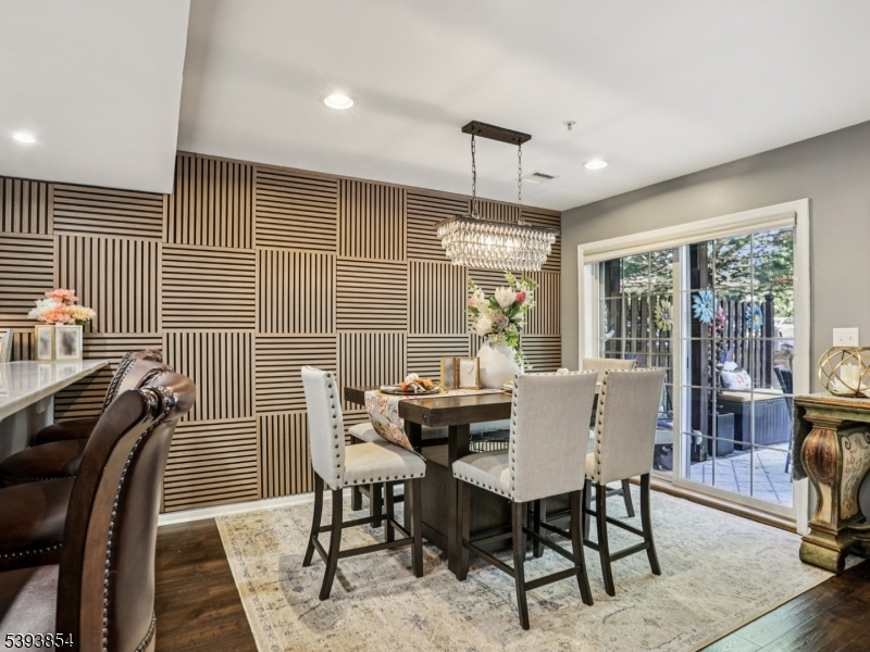 Dining Room Features sliders to rear patio.