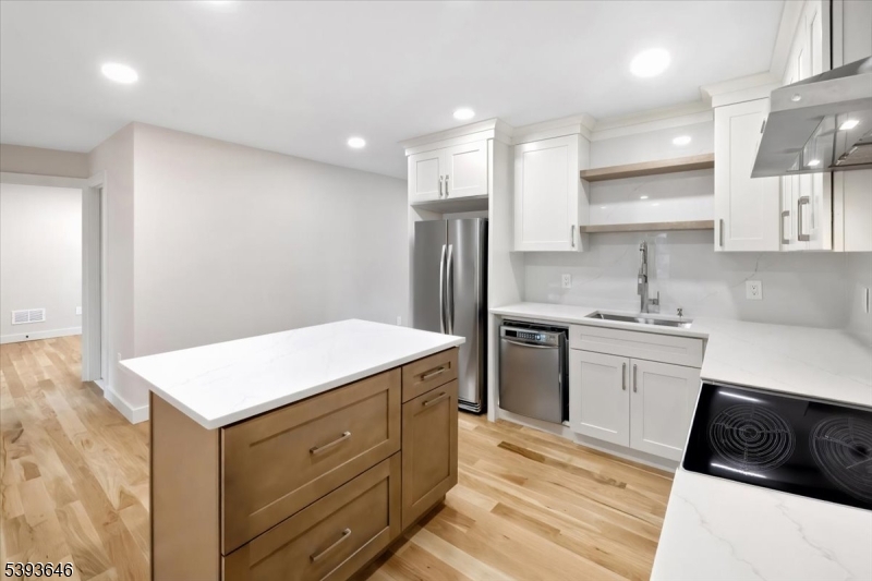 Floating Shelves Virtually Staged