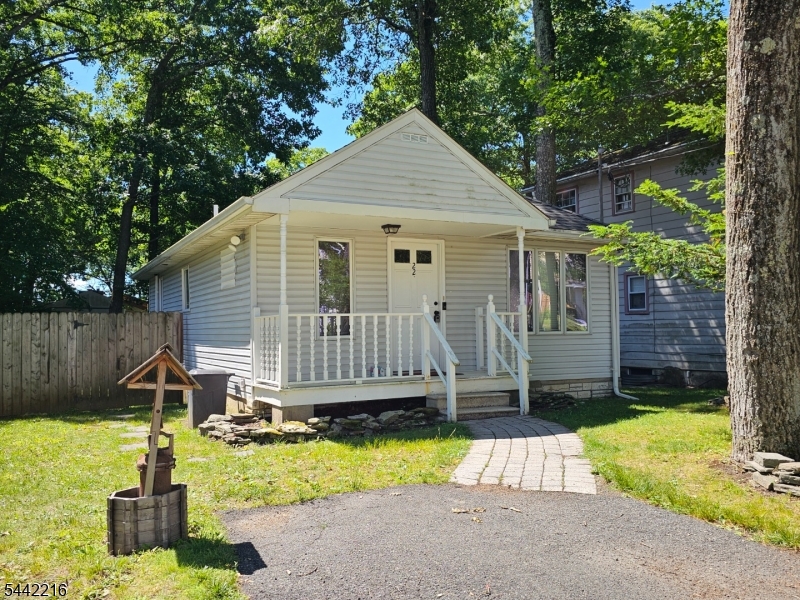 Front with inviting porch