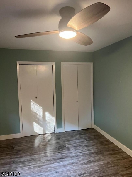 Bedroom Large closets new flooring