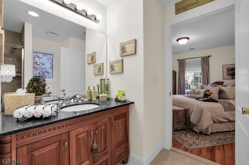 Third Full Bath Large vanity, tub shower