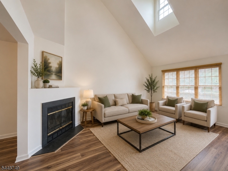 Virtually Staged living room