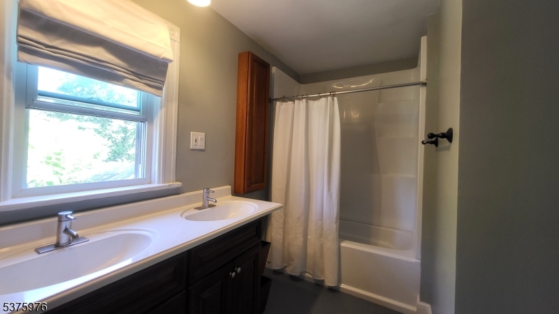 Main Bath vanity and tub