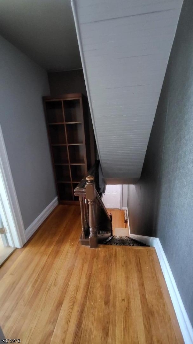 Staircase with storage corner