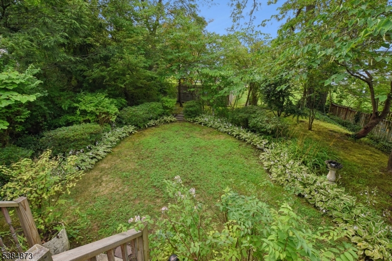 Rear Yard perennial garden, very private