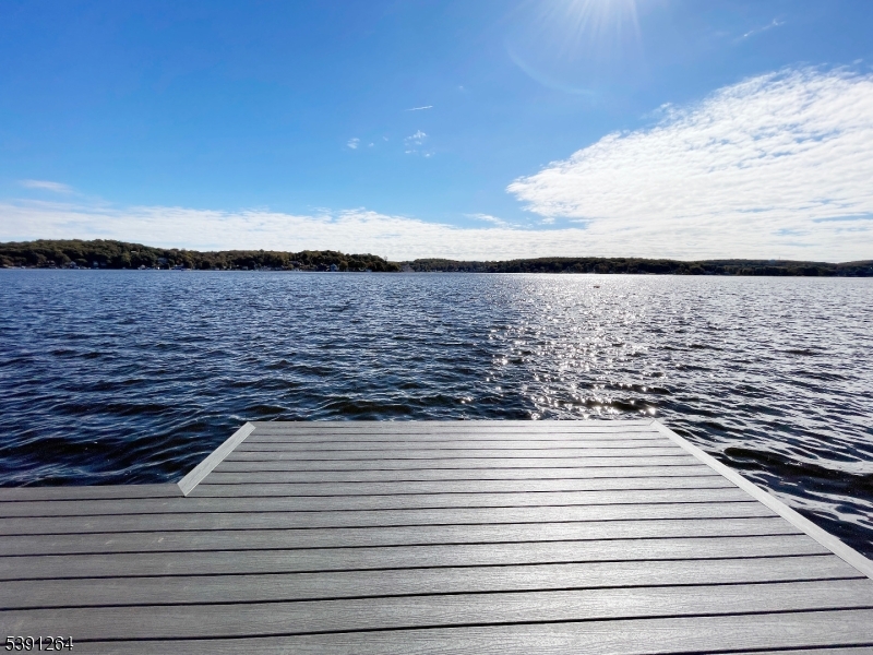 new dock on lake lot
