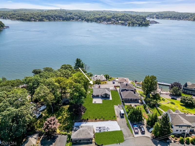 elevated view of home