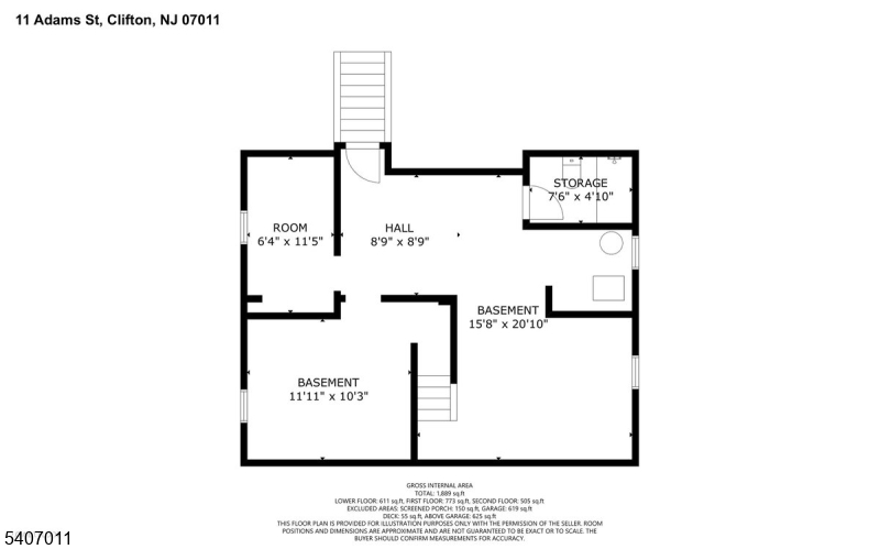 Floor plan Basement