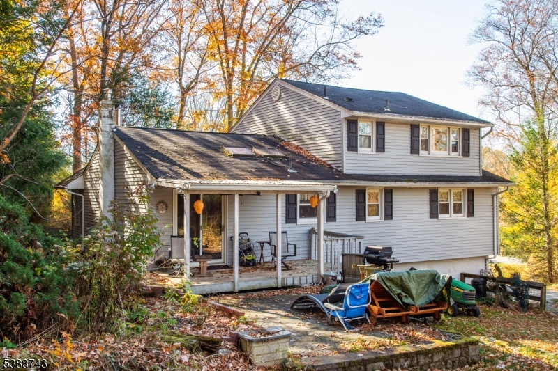 Backyard paver patio