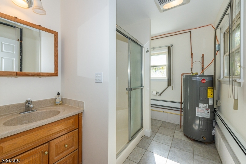 Bathroom Located in the garage/carriage house