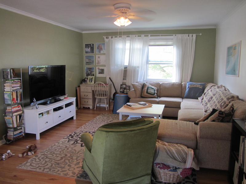 Large bright and airy living room ....