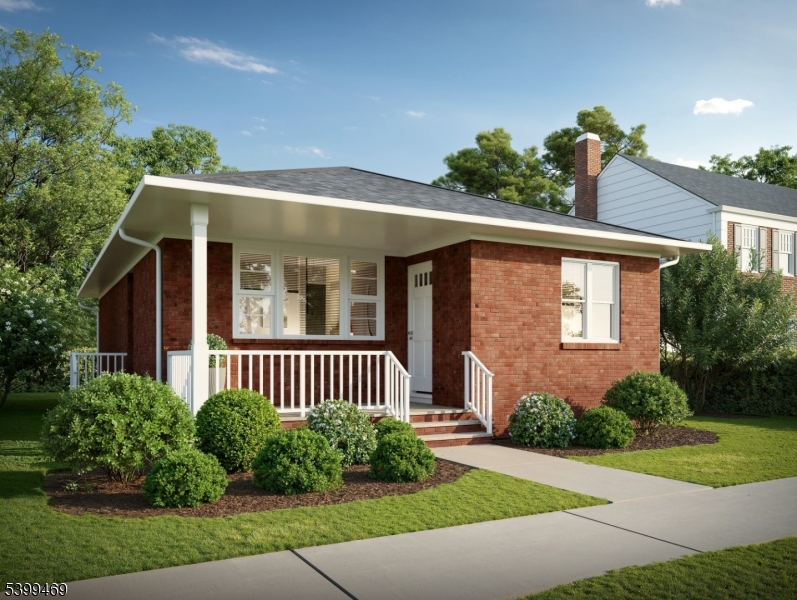 Rendering of front view.