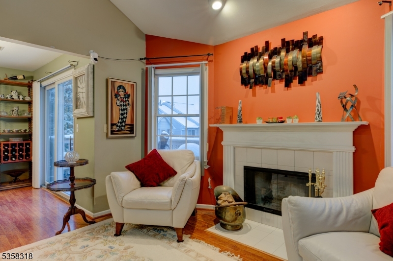 Living Room with Fireplace