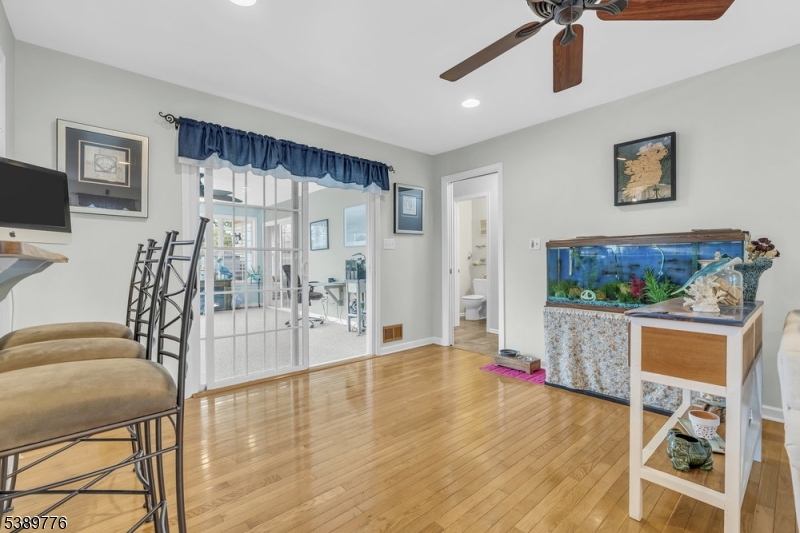 Family Room Leads to Sun Room
