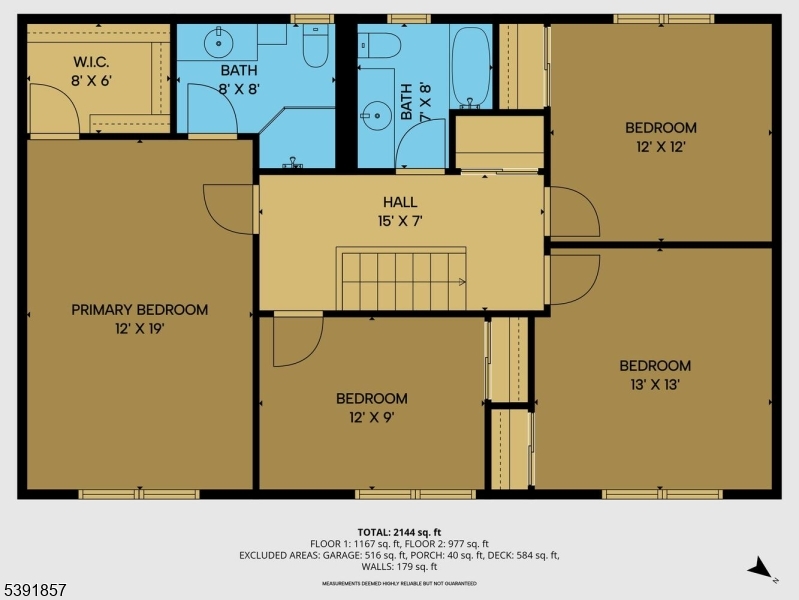 2nd Level Floor Plan