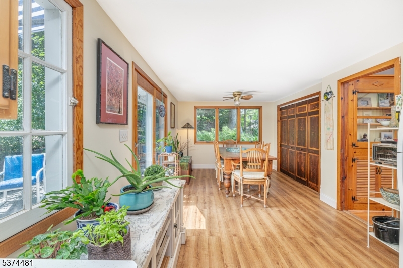 Dining room has large closet