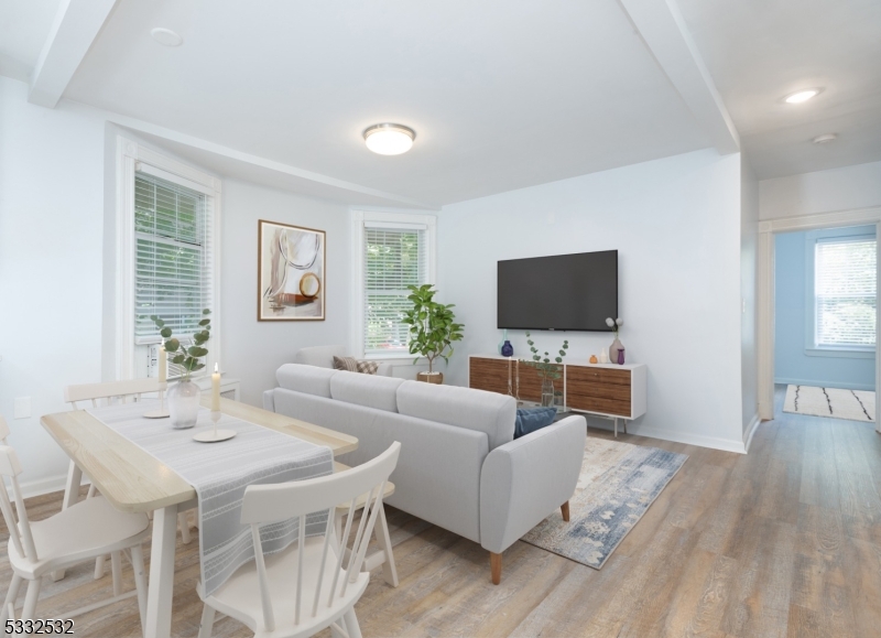 Dining-Living Room Virtually Staged Dining-Living Room