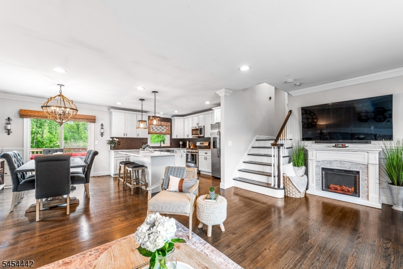 Dining and kitchen