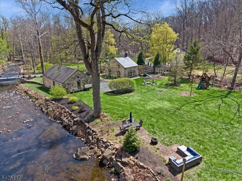2 buildings - main house and guest house with garage