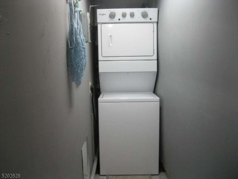 Newer washer and dryer in the utility area.