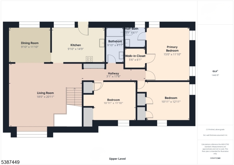 Floor Plan, Upper Level
