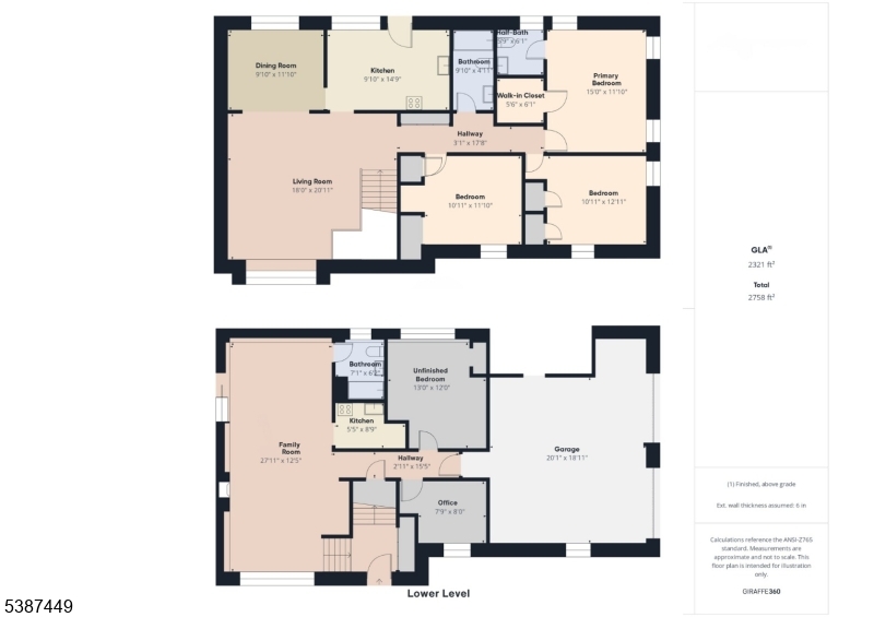 Floor Plan, Both Levels