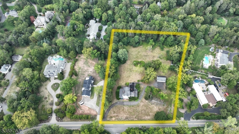 Aerial of 2 lot Subdivision
