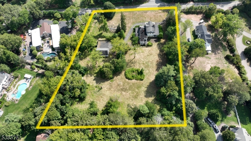 Aerial of 2 lot subdivision
