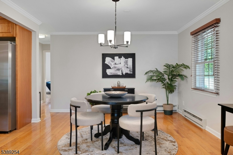 Spacious dining area