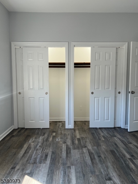 2 double closets
