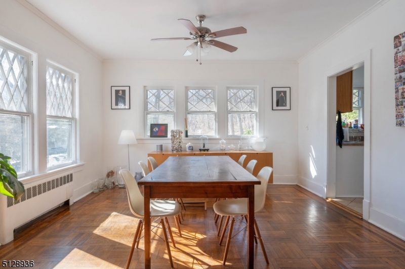 Bright and airy DR Adjacent to kitchen. From previous listing.