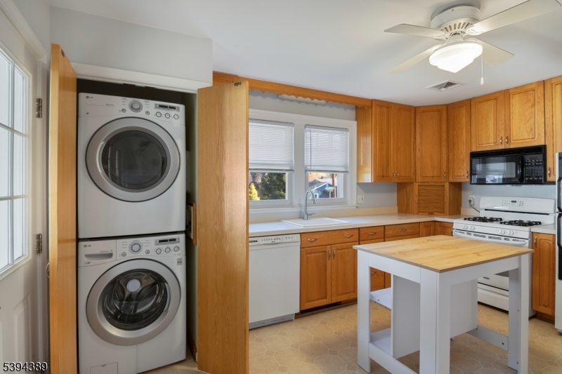 Laundry Closet in Kitchen