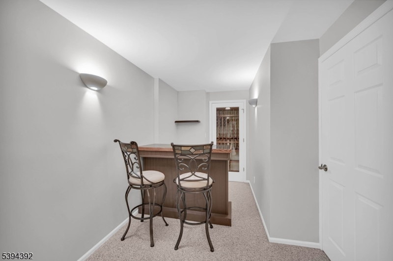 basement wine cellar/bar area
