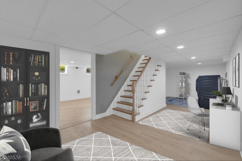 Basement -Virtually Staged