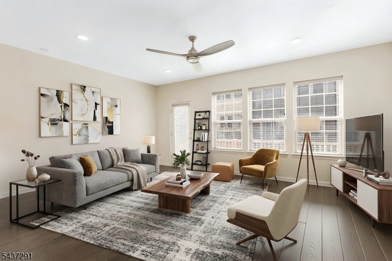 Virtually Staged - Alternate staging of Living Room