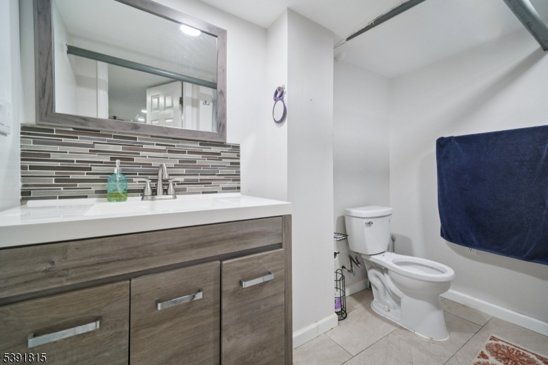 Lower level bath