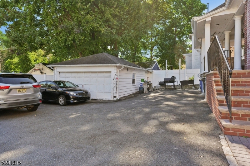 Large garage and parking