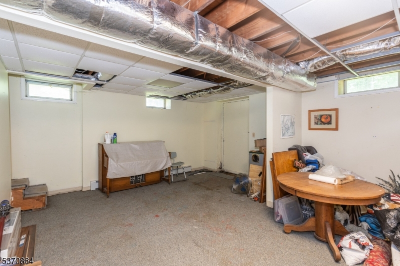 Finished area of basement