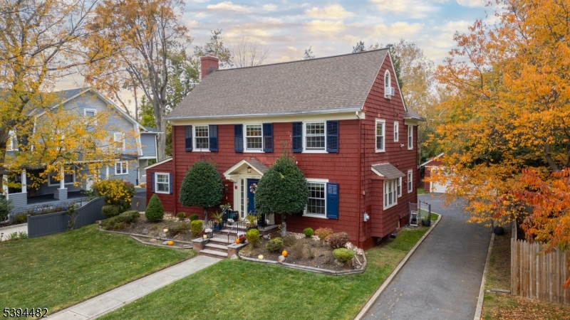 Drone of House Closeup