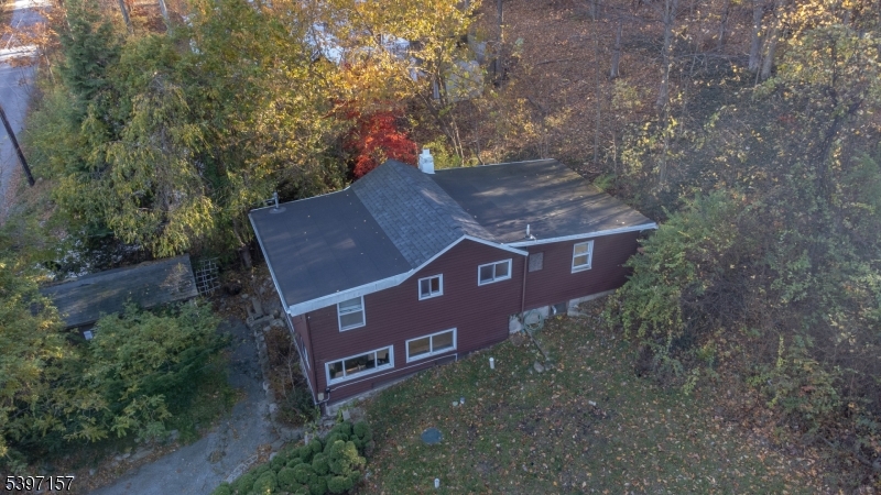 Aerial View of House